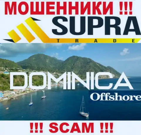 Организация SupraTrade ворует деньги людей, зарегистрировавшись в оффшорной зоне - Доминика