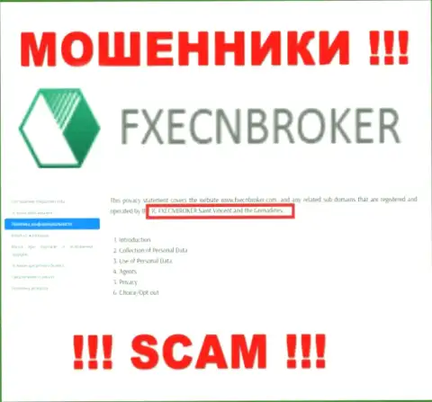 FX ECN Broker - это мошенники, а руководит ими юридическое лицо IC FXECNBROKER Saint Vincent and the Grenadines