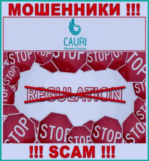 Регулирующего органа у конторы Cauri LTD НЕТ !!! Не доверяйте данным internet-кидалам денежные активы !!!