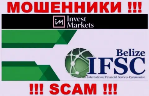 Invest Markets безнаказанно крадет денежные активы людей, потому что его прикрывает мошенник - IFSC