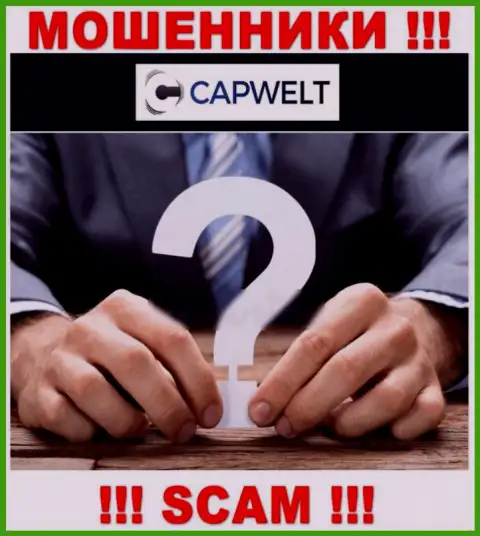 Разводилы CapWelt Com не хотят, чтобы кто-то увидел, кто на самом деле руководит компанией
