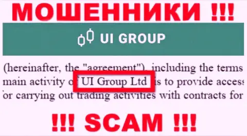 На сайте ЮИ Групп Лтд написано, что данной организацией руководит U-I-Group Com