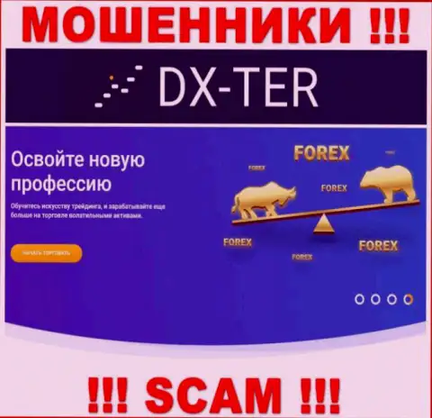 С компанией ДИксТер работать довольно-таки опасно, их сфера деятельности FOREX - это ловушка