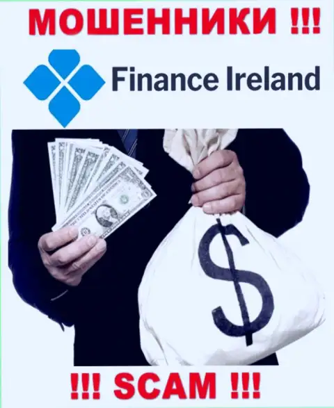 В дилинговой конторе Finance Ireland обворовывают доверчивых клиентов, требуя вводить денежные средства для оплаты комиссии и налогов