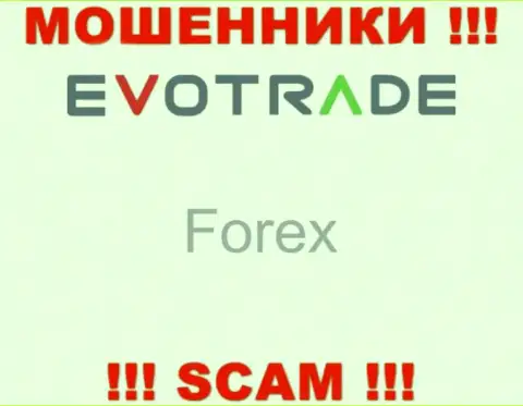 EvoTrade не внушает доверия, Форекс - это то, чем заняты указанные интернет-кидалы
