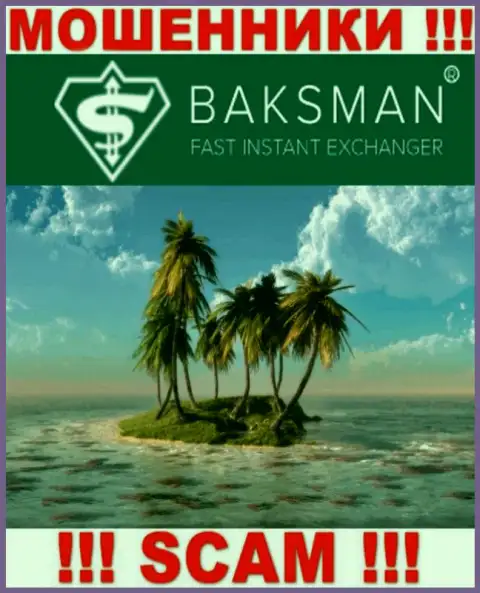 В BaksMan Org беспрепятственно сливают финансовые активы, скрывая информацию относительно юрисдикции