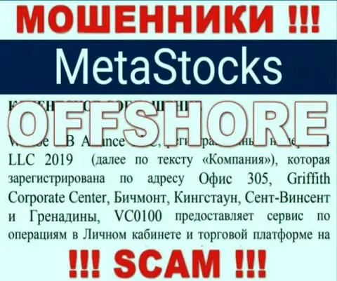 Контора MetaStocks похищает вложенные деньги клиентов, зарегистрировавшись в офшорной зоне - Saint Vincent and the Grenadines