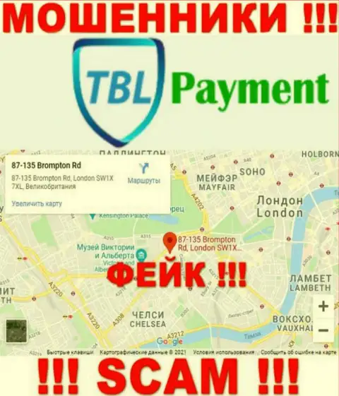 С жульнической конторой TBL Payment не работайте, инфа в отношении юрисдикции ложь