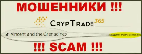 На интернет-портале CrypTrade 365 написано, что они расположились в оффшоре на территории St. Vincent and the Grenadines