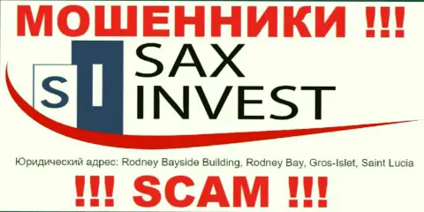 Вклады из Сакс Инвест вернуть назад нельзя, ведь расположены они в офшоре - Rodney Bayside Building, Rodney Bay, Gros-Islet, Saint Lucia