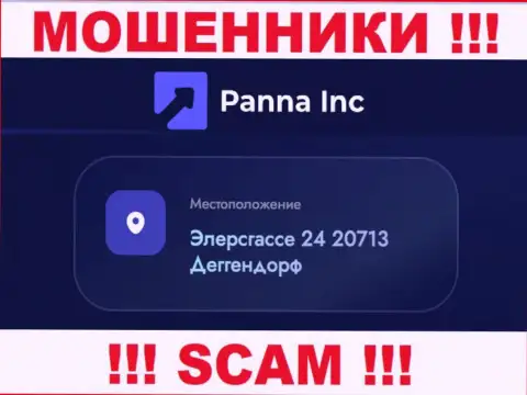 Адрес организации PannaInc на официальном web-сайте - фиктивный !!! БУДЬТЕ БДИТЕЛЬНЫ !!!
