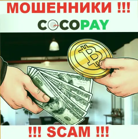 Не советуем доверять финансовые активы КокоПай, так как их область деятельности, Обменка, обман