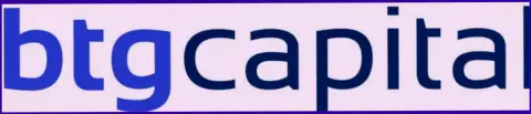 Официальный логотип брокерской организации BTG Capital