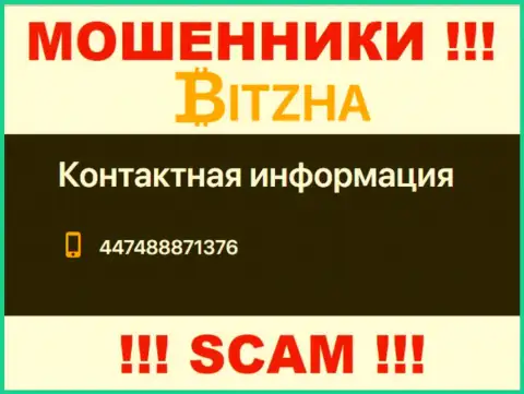 Не надо отвечать на звонки с неизвестных номеров телефона - это могут звонить разводилы из конторы Bitzha24