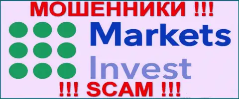 Markets Invest - это МОШЕННИКИ !!! SCAM !!!