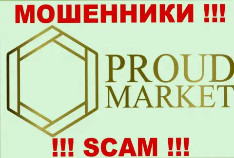 Proud Market - это ШУЛЕРА !!! SCAM !!!